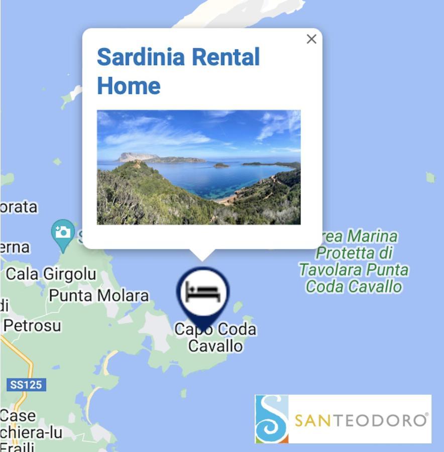 San Teodoro Punta Est Fantastico Trilocale Vista Mare Lägenhet Capo Coda Cavallo Exteriör bild